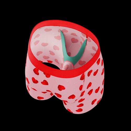 Shinesty Suckered In Boxer Inside View