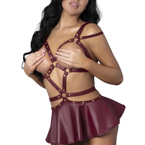 Lust Iris cage mini dress front cropped