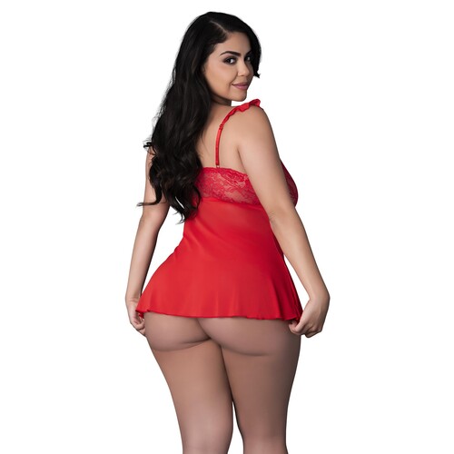 Sugar High Baby Doll & Thong Set queen size back