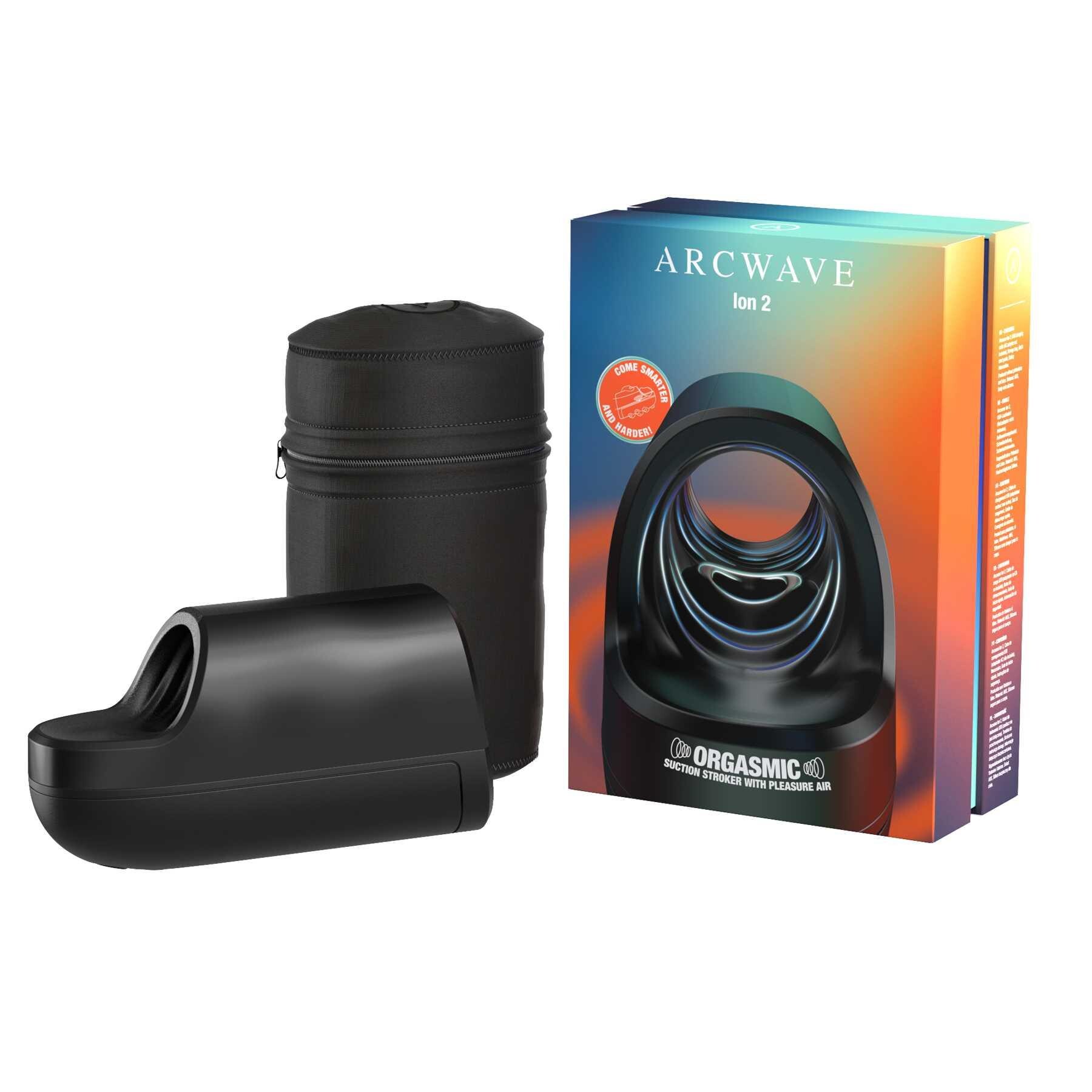 Arcwave ION 2 Pleasure Air Stroker packaging with product