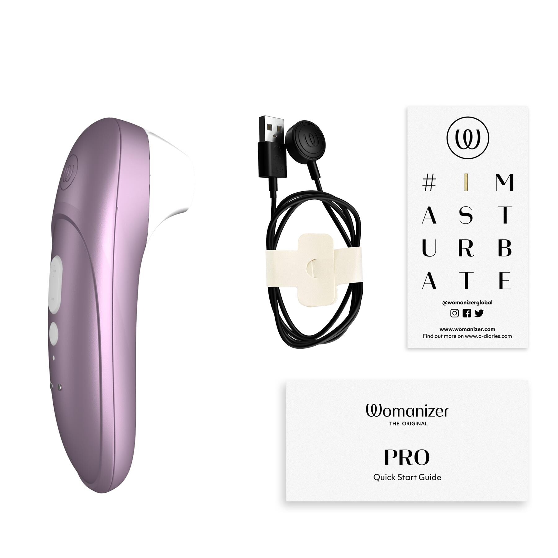 Womanizer Pleasure Air Pro - All Components