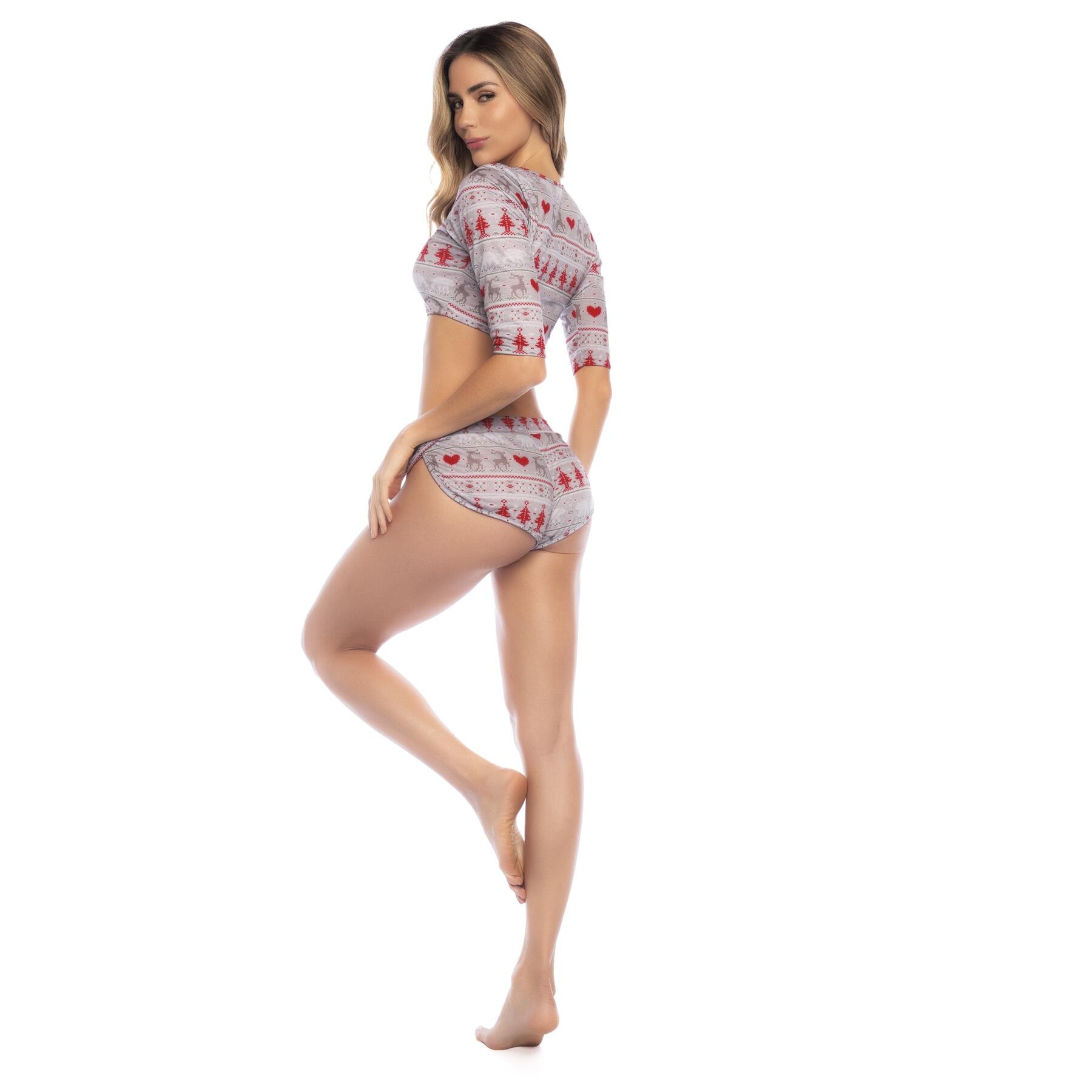 HOLIDAY TWO PIECE PAJAMA SET back