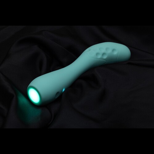 Groovy Glow Ups Flexie G-Spot Vibrator - Showing LED Light at Bottom