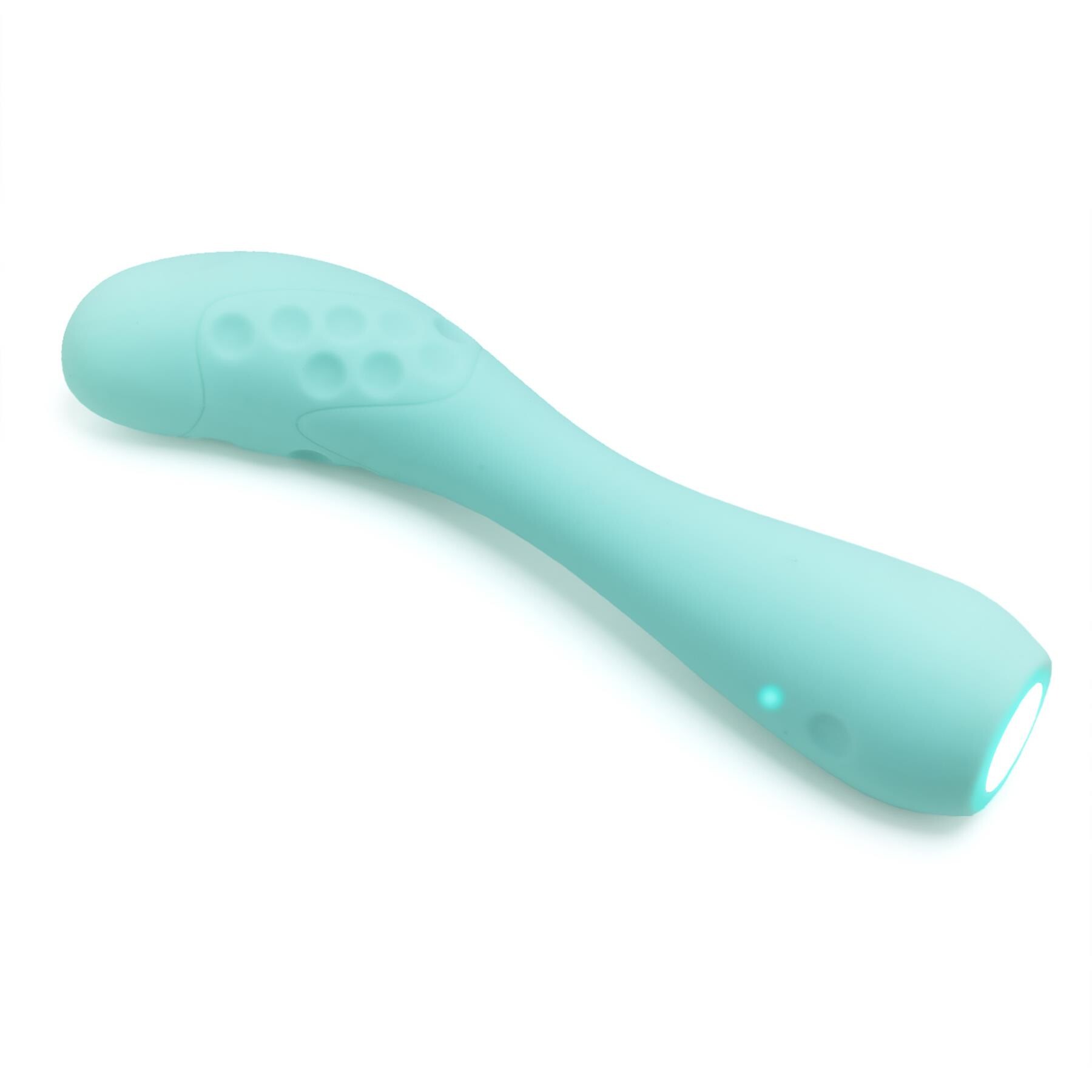 Groovy Glow Ups Flexie G-Spot Vibrator - Showing LED Light at Bottom