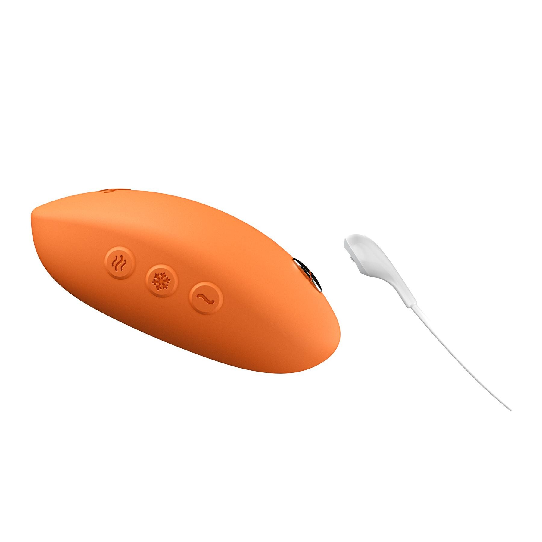 We Vibe Temp - Showing Where Charging Cord is Placed - Orange