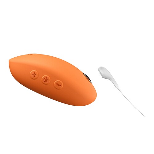 We Vibe Temp - Showing Where Charging Cord is Placed - Orange