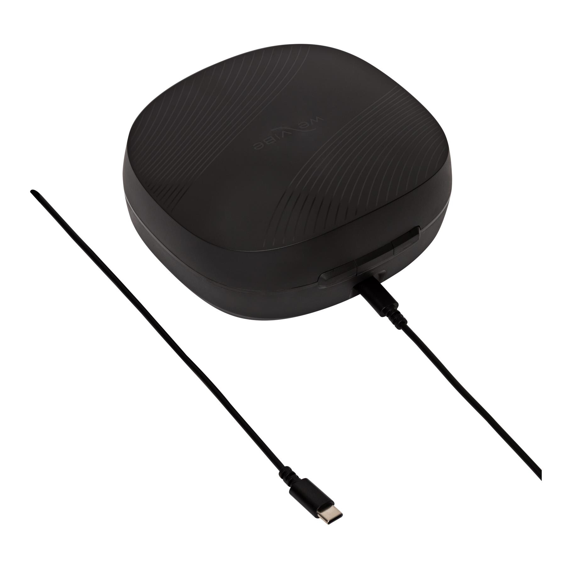 We-Vibe Chorus Pro App Enabled Couples Vibrator - Case - Showing Where Charging Cord is Placed