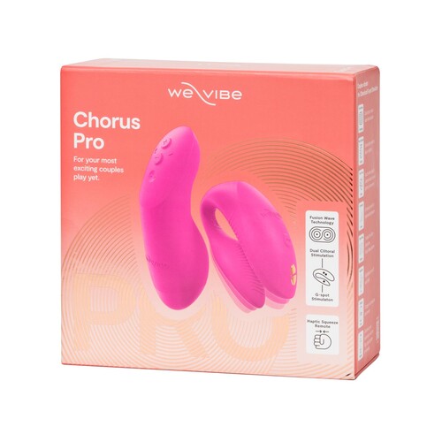 We-Vibe Chorus Pro App Enabled Couples Vibrator - Packaging Shot - Pink