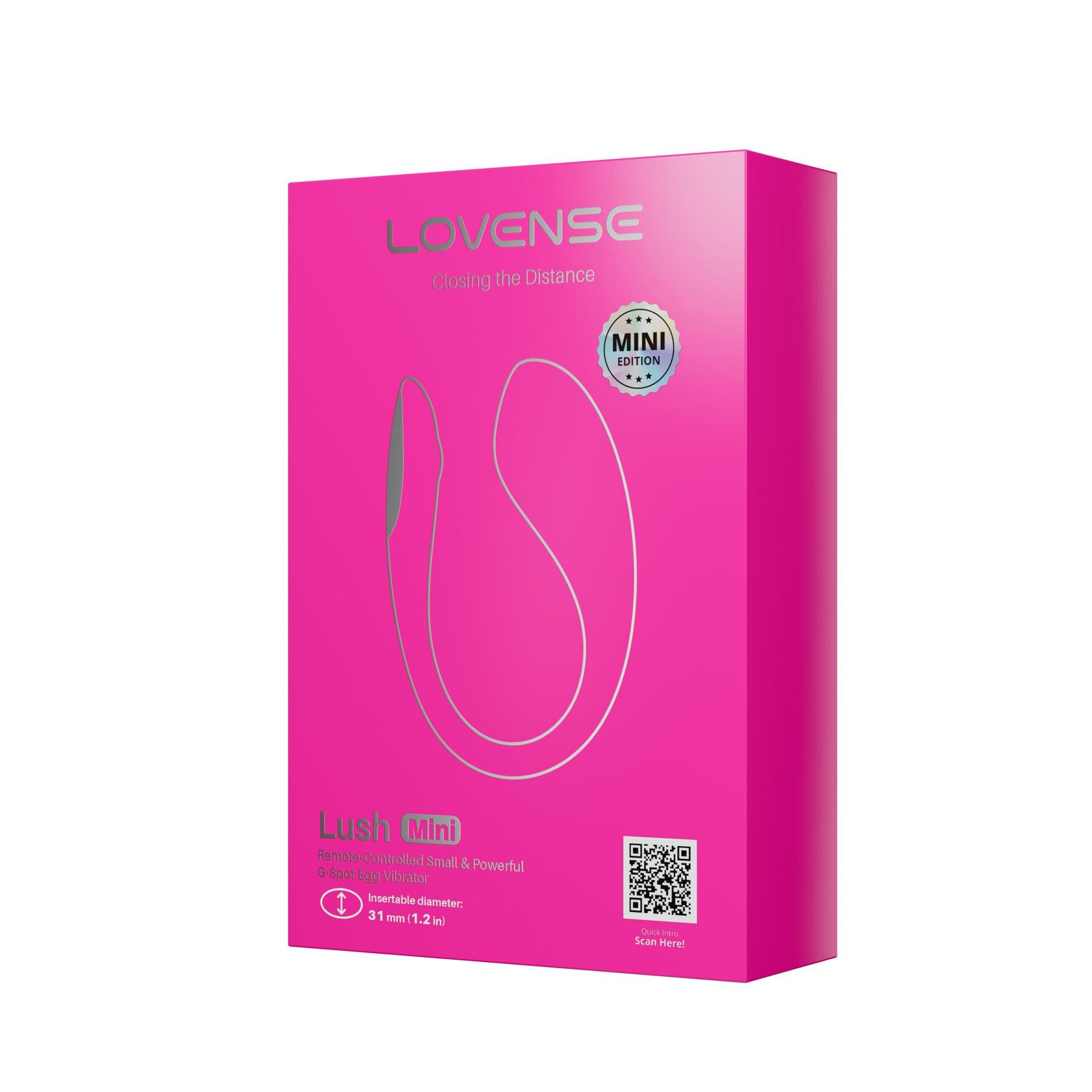 Lovense Lush Mini App Enabled Egg Vibrator - Packaging