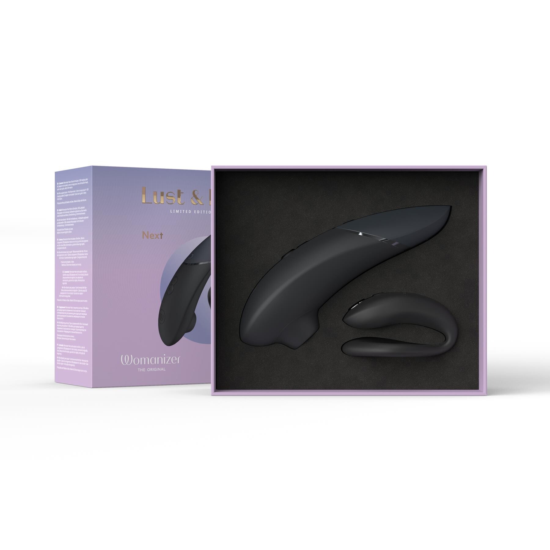 Womanizer + We-Vibe Lust & Lux Collection - Product and Open Box