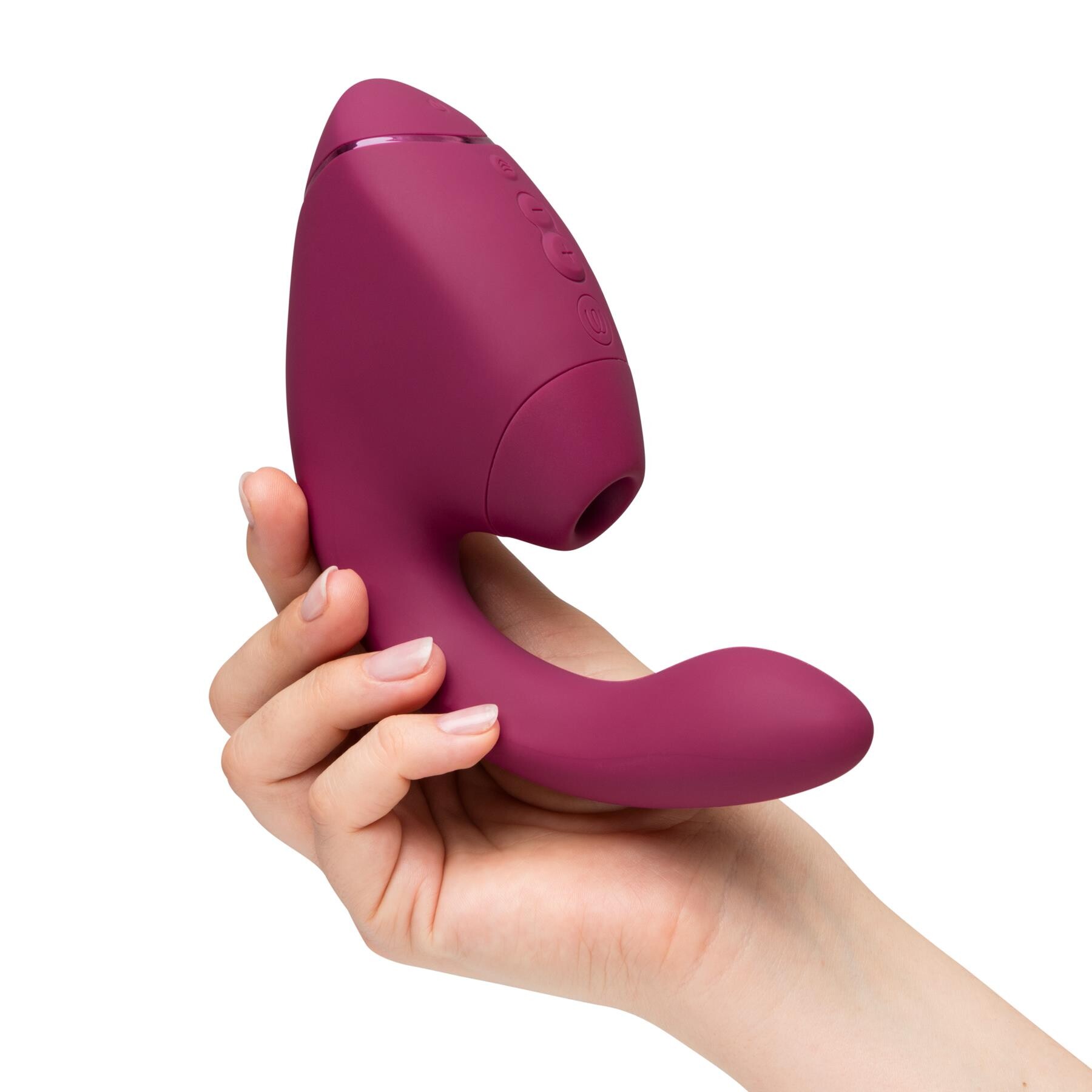 Womanizer Next Duo Dual Stimulator - Hand Shot