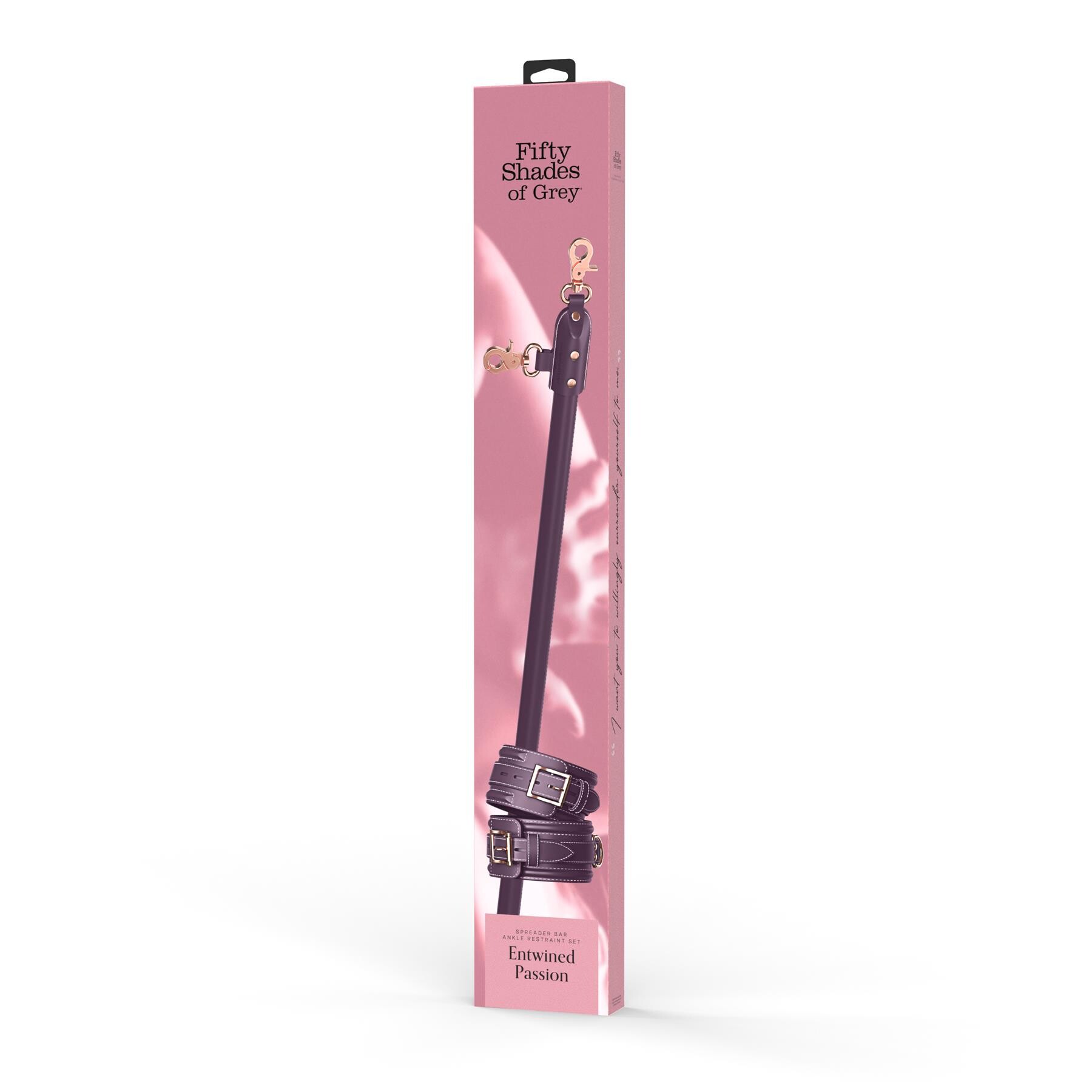 Fifty Shades of Grey Entwined Passion Spreader Bar - Front of Box