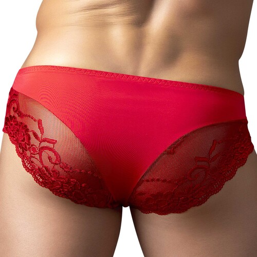 SASSY LACE BIKINI SOLID POUCH 2