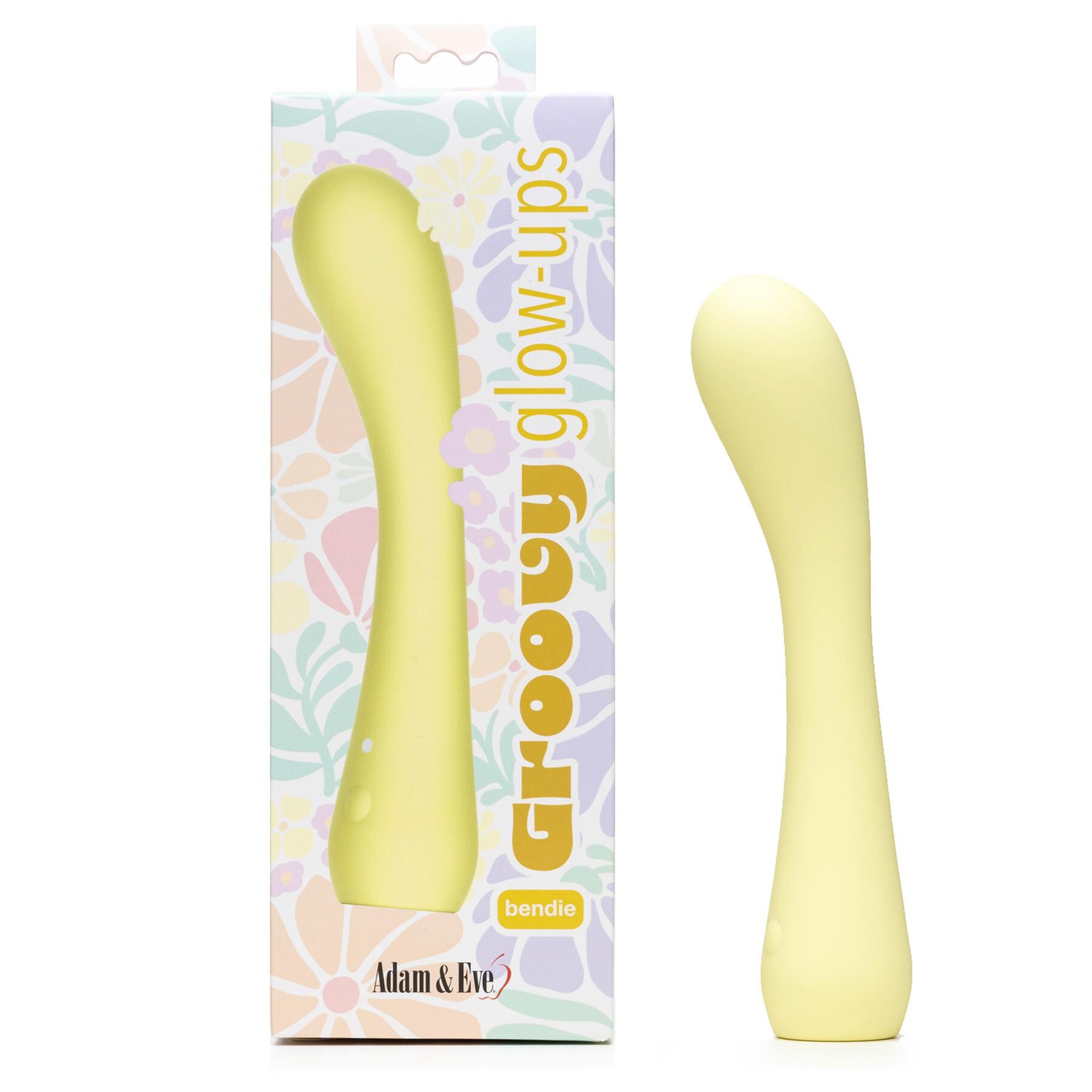 Groovy Glow Ups Bendie G-Spot Vibe - Product and Box