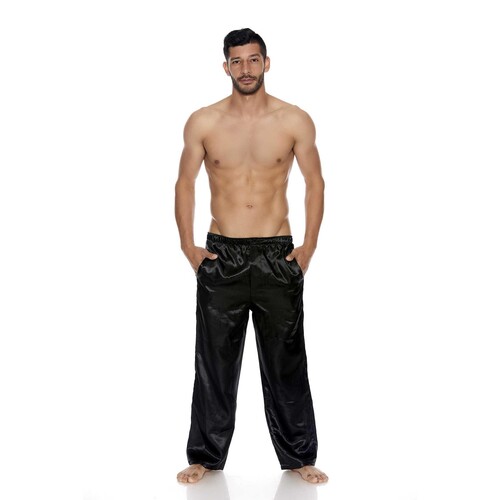 SATIN SILK LONG LOUNGE PANTS