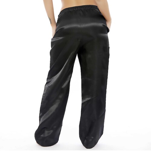 SATIN SILK LONG LOUNGE PANTS