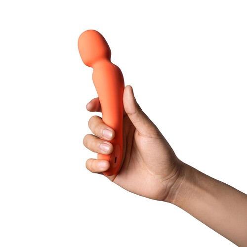 Dame Min Wand Massager in hand shot 2
