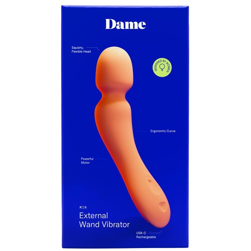 Dame Min Wand Massager package