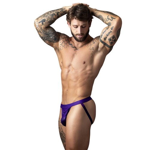 L640PURPLE REIN CROSSOVER JOCKSTRAP