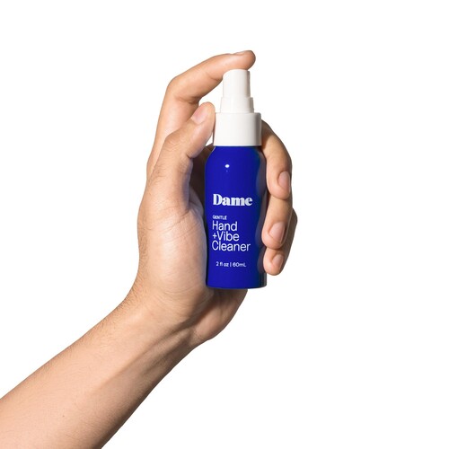 Dame Hand And Vibe Cleaner in hand shot 1