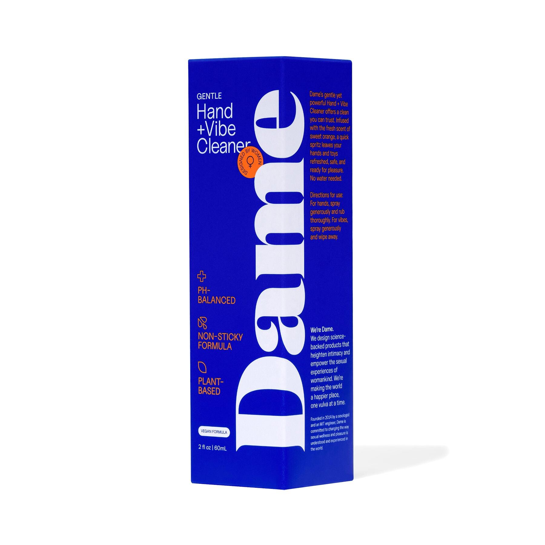 Dame Hand And Vibe Cleaner package