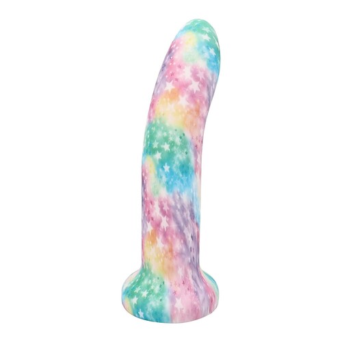 RAINBOW GALAXY DILDO 8 inch