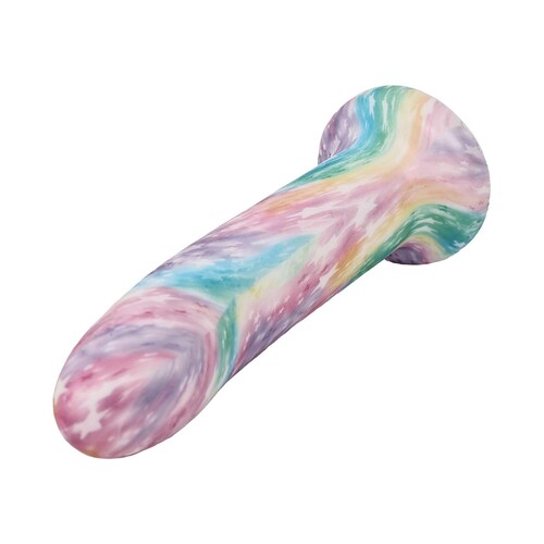RAINBOW GALAXY DILDO 8 inch