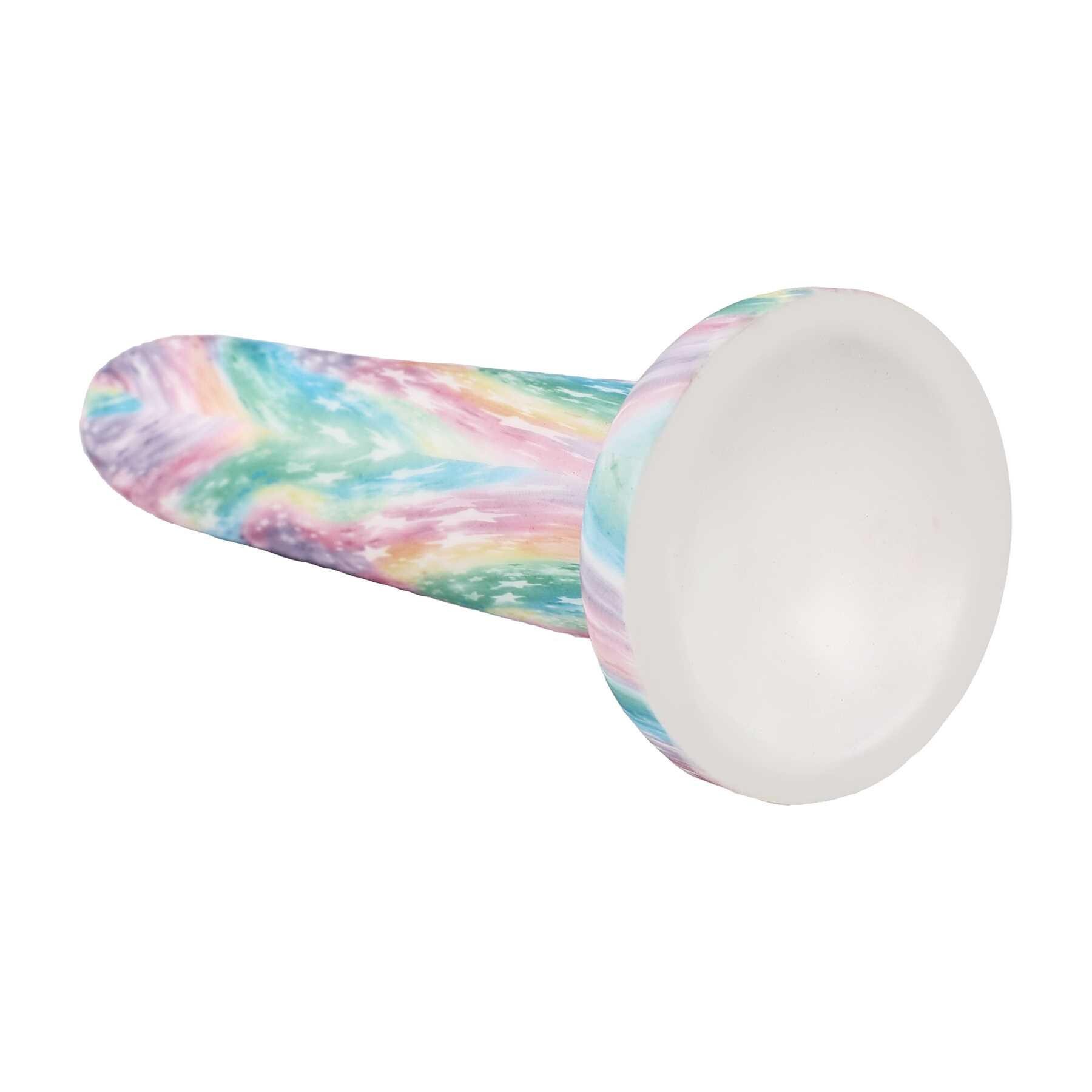 RAINBOW GALAXY DILDO 8 inch suction cup