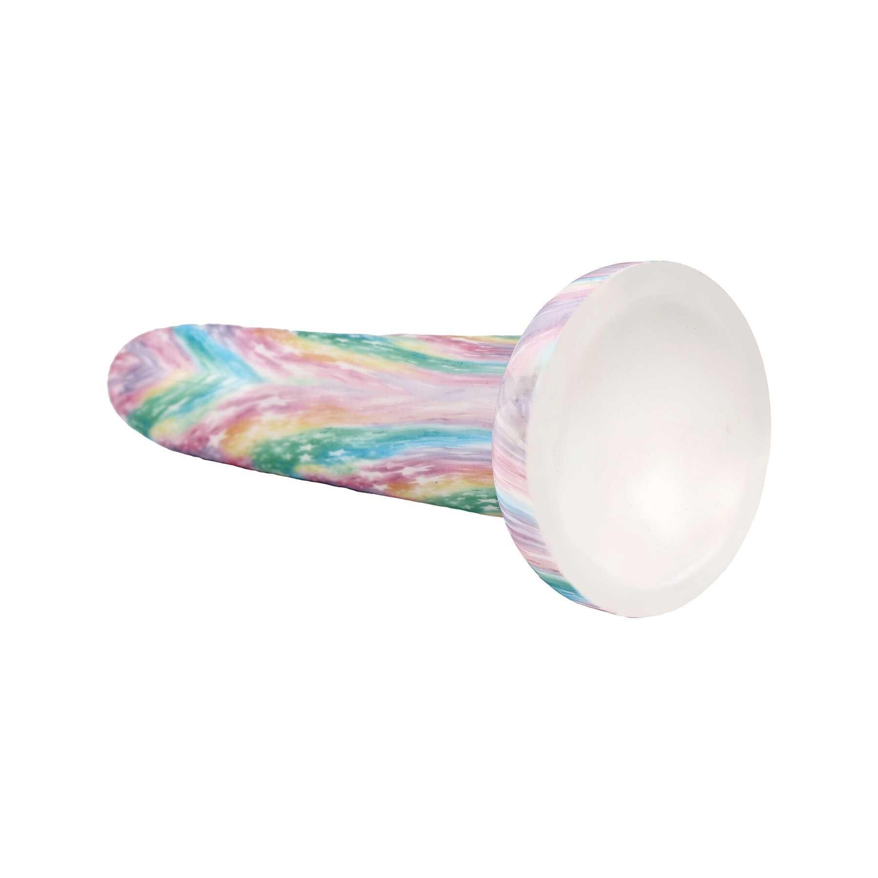 RAINBOW GALAXY DILDO 7 inch suction cup