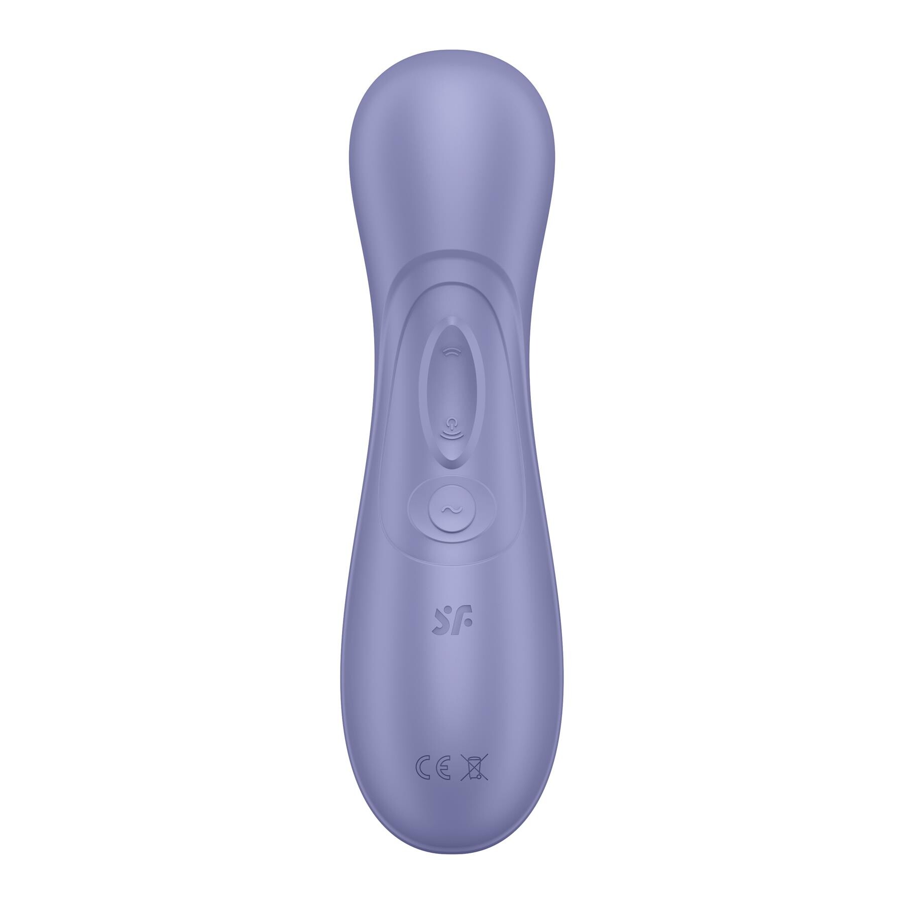 Satisfyer Pro 2 Gen 3 Liquid Air Clitoral Stimulator with Bluetooth back view color lilac