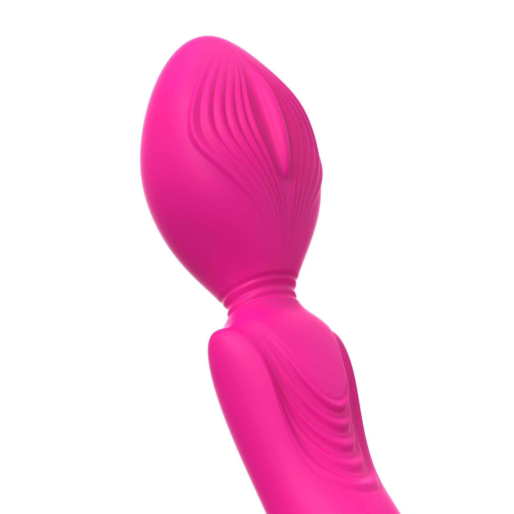 Adam & Eve Rumble Flex Grinder Wand Massager - Close Up on Tip