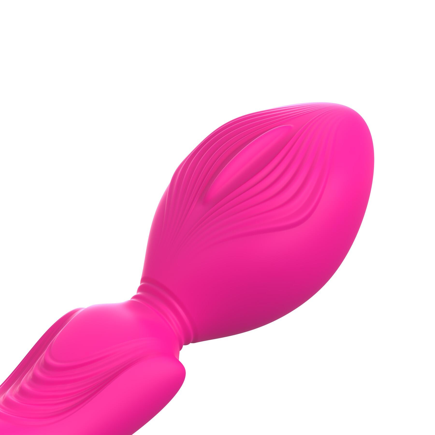 Adam & Eve Rumble Flex Grinder Wand Massager - Close Up on Tip