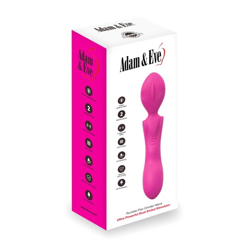 Adam & Eve Rumble Flex Grinder Wand Massager - Packaging