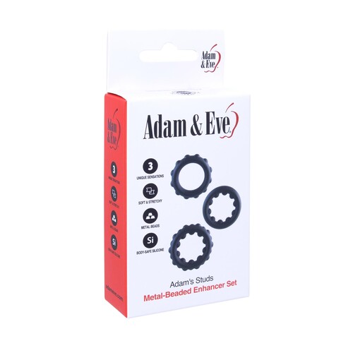 Adam's Studs - Packaging - Black