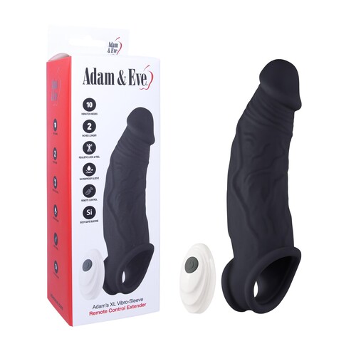 Adam's Xl Vibro Sleeve Remote - Penis Sleeves and Extensions | Adam & Eve