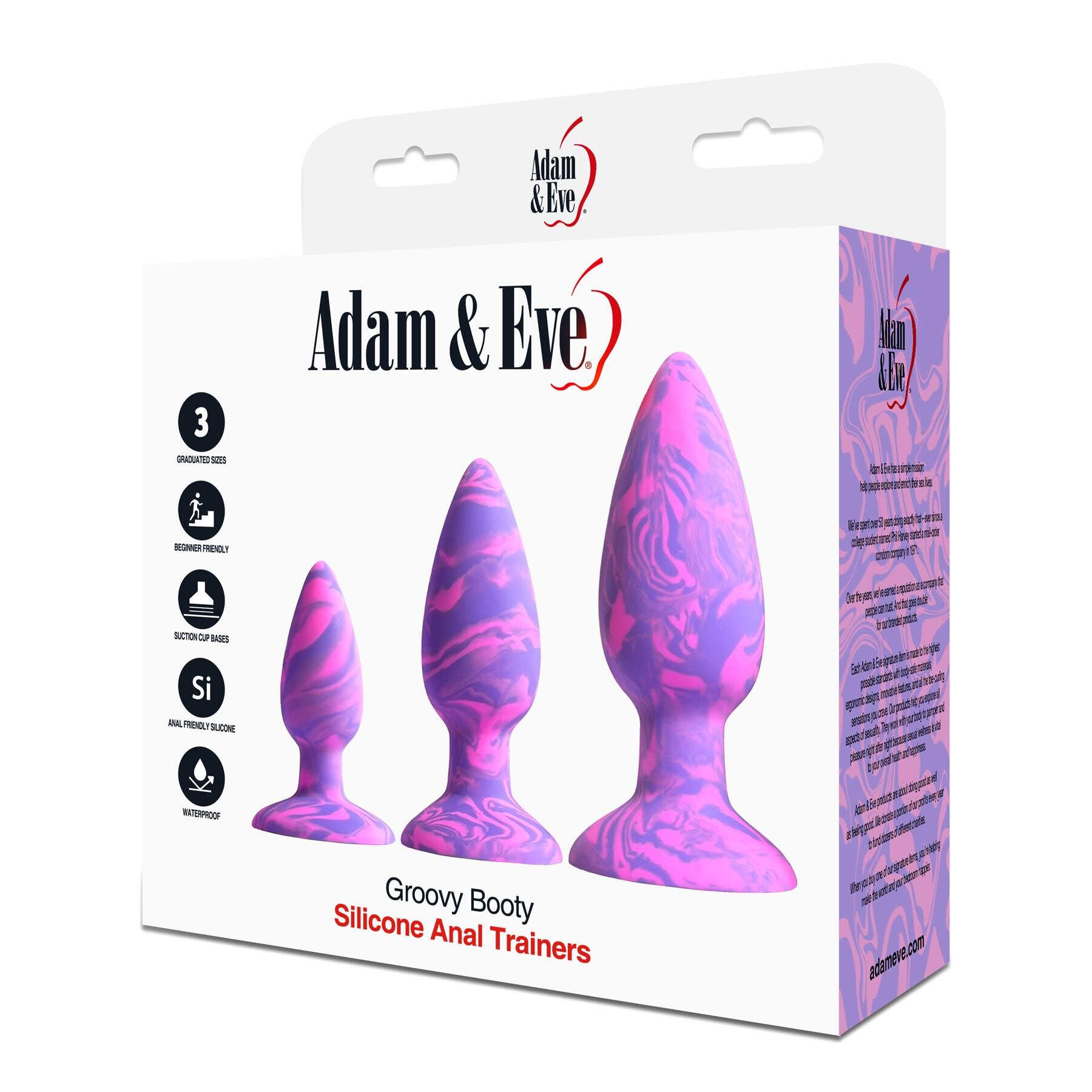 Groovy Booty Silicone Anal Trainers - Packaging