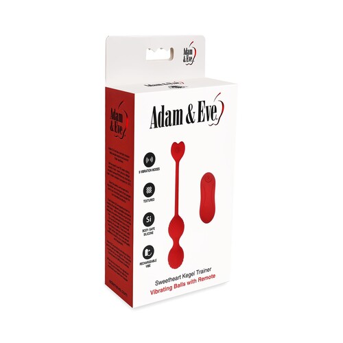 ADAM & EVE SWEATHEART KEGEL TRAINER FRONT PACKAGE