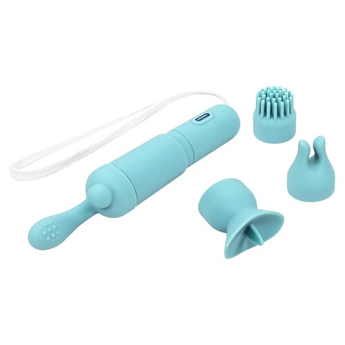 ADAM & EVE SHAPE SHIFTER VIBE WITH ATTACHMENTS FLAT VIEW