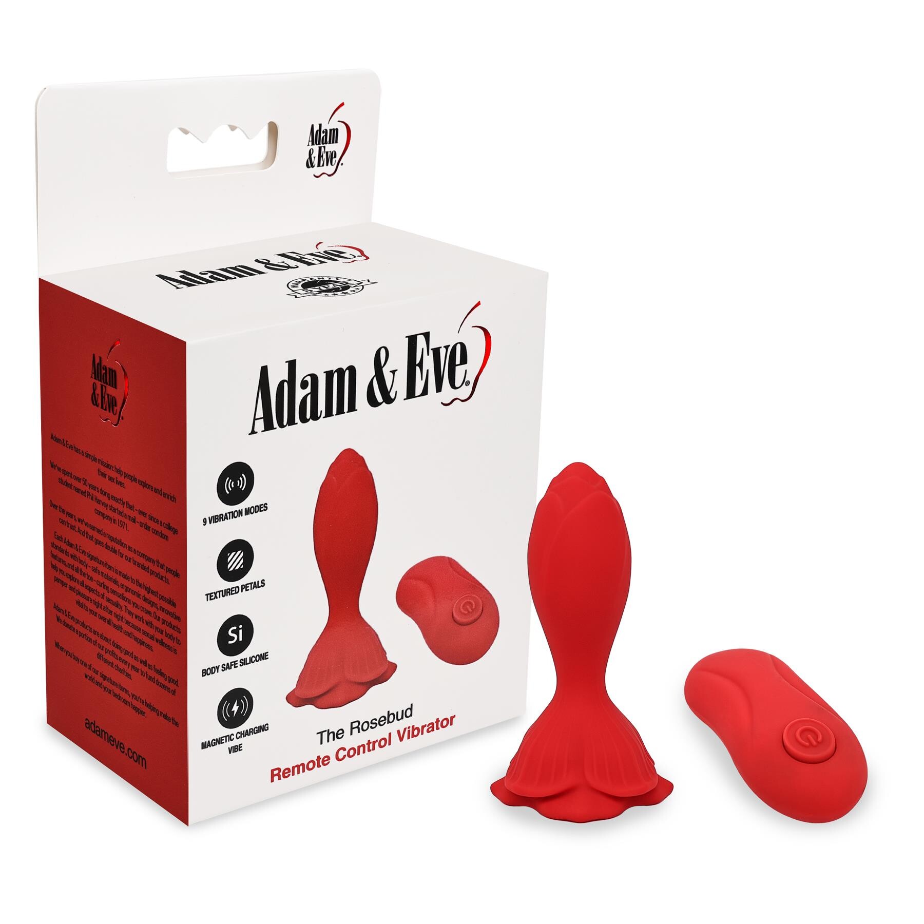 ADAM & EVE THE ROSEBUD WITH FRONT OF PACKAGE