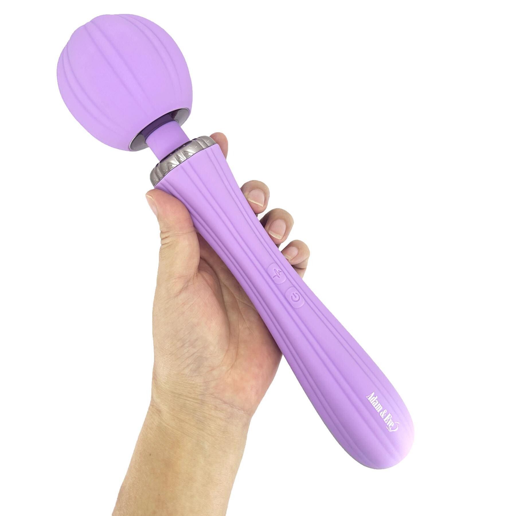 Adam & Eve Her Majesty Wand Massager - Hand Shot
