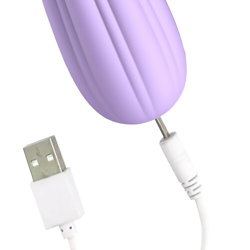 Adam & Eve Her Majesty Wand Massager - Showing Where Charging Cable is Placed