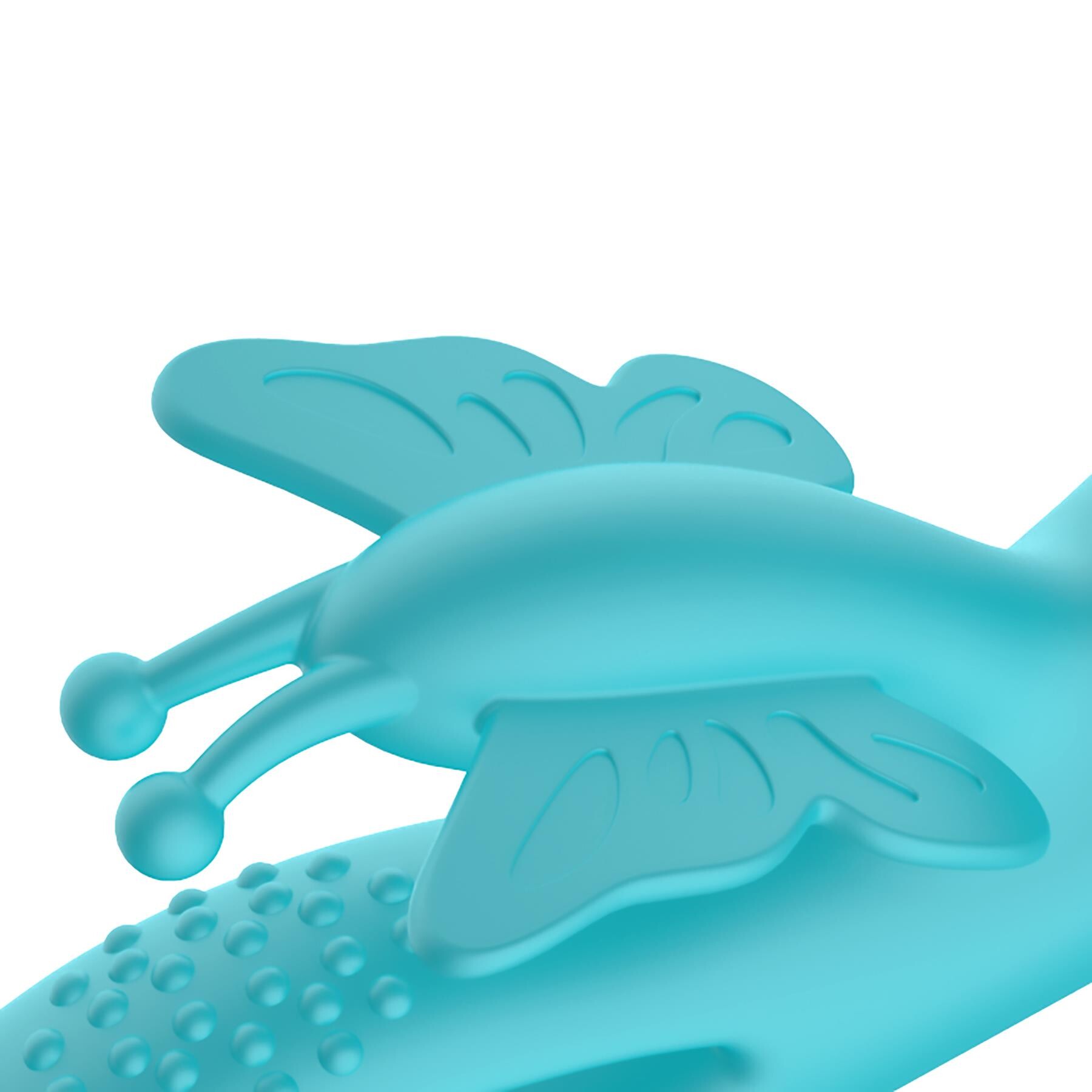 Adam & Eve Butterfly Embrace Kegelflex Dual Stimulator - Close Up on Butterfly