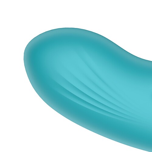 Adam & Eve Butterfly Embrace Kegelflex Dual Stimulator - Close Up on Base