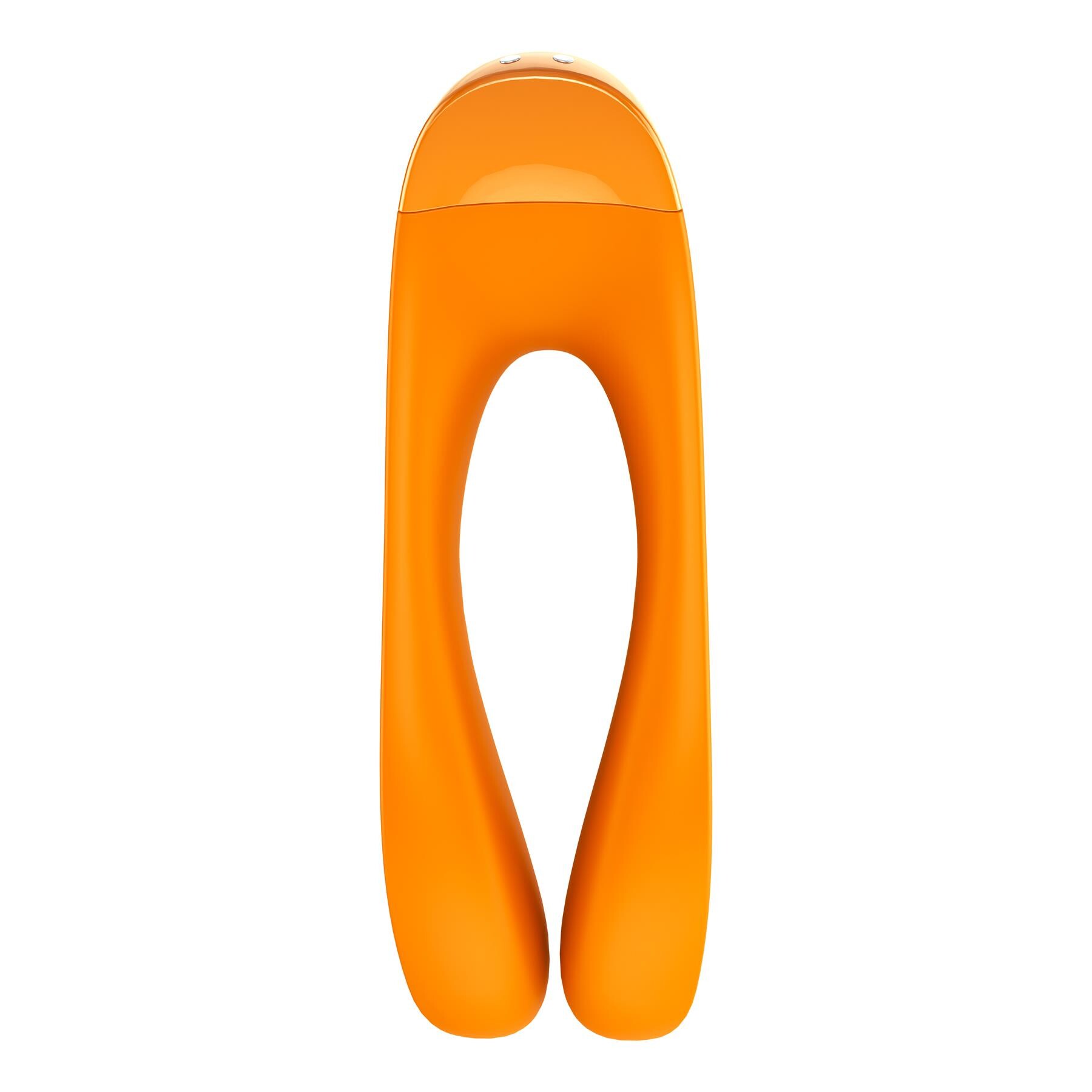 Satisfyer Candy Cane Finger Vibrator Color Orange Product Shot #1