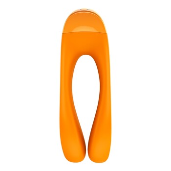Satisfyer Candy Cane Finger Vibrator Color Orange Product Shot #1