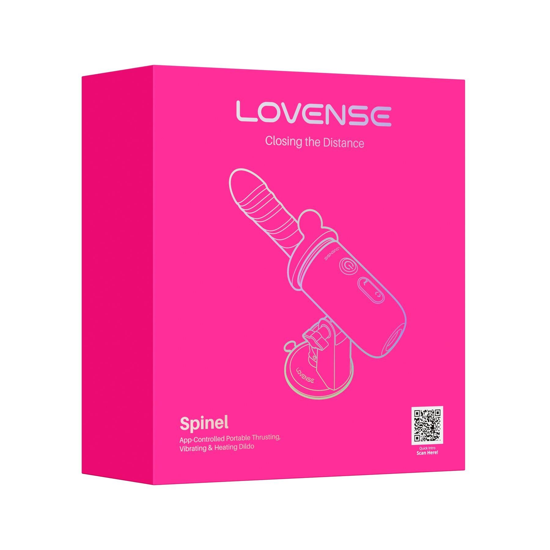 Lovense Spinel App Enabled Pocket Sex Machine package