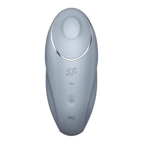 Satisfyer Tap & Climax 1 Clitoral Stimulator - Product Shot #1 color blue
