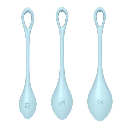 Satisfyer Yoni Power 2 Kegel Training Set - Product Shot #1 color blue