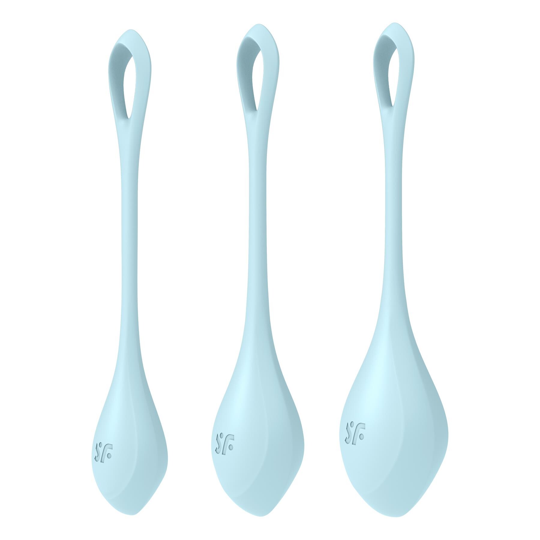 Satisfyer Yoni Power 2 Kegel Training Set - Product Shot #2 color blue