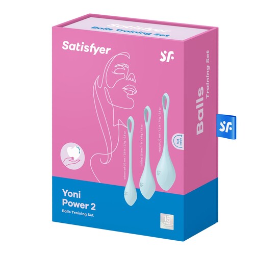 Satisfyer Yoni Power 2 Kegel Training Set - Kegels and Ben Wa Balls | Adam & Eve